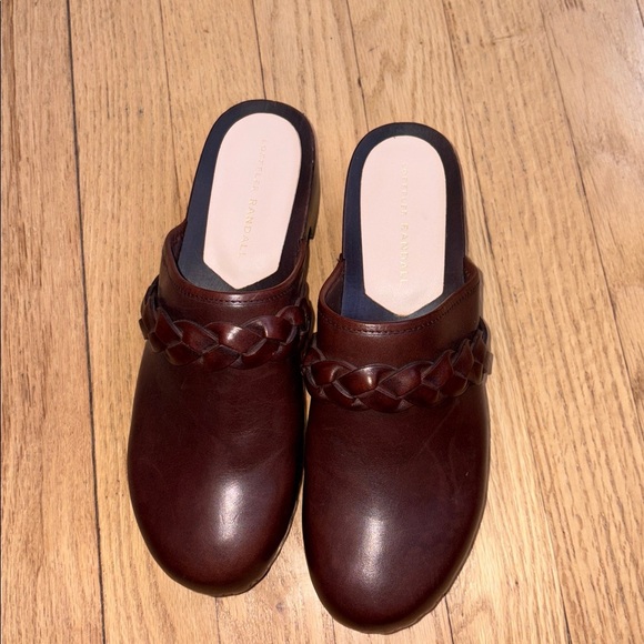 LOEFFLER RANDALL Polina brown Low Braided Clog Size 7.5 - Picture 3 of 7